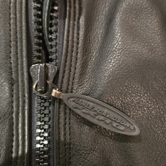 NWOT Harley Davidson FXRG Leather Biker Jacket - Picture 6 of 13
